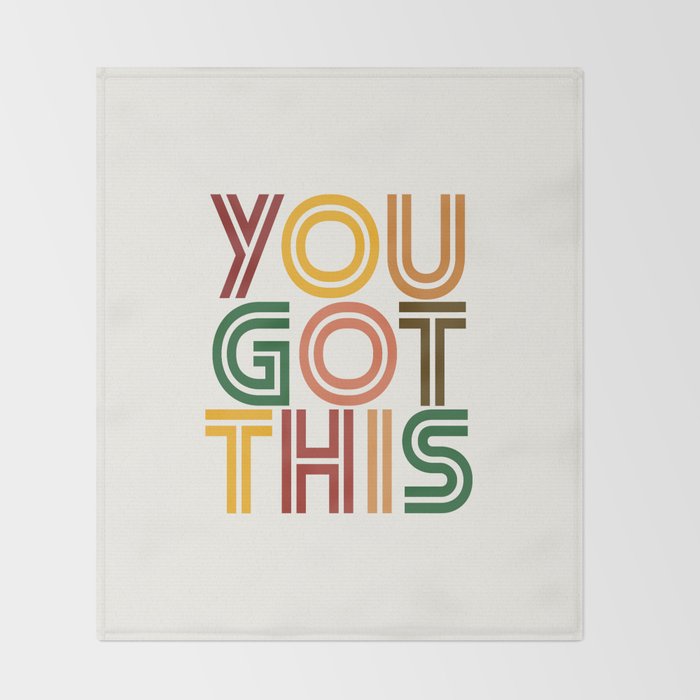 You Got This Throw Blanket Gallery Image 2
