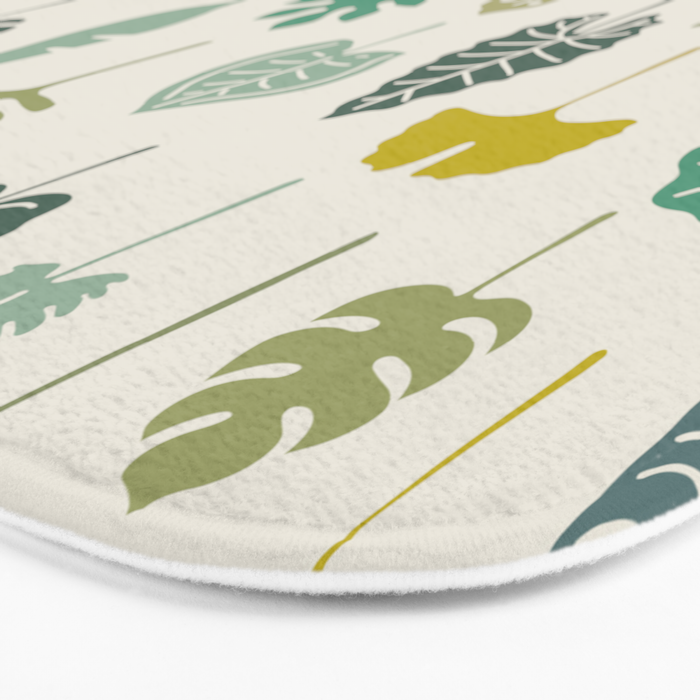Cat and Plant 49 Bath Mat Gallery Image 3
