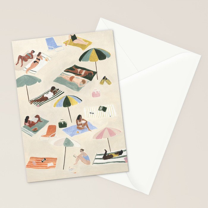 A praia Stationery Card Gallery Image 2