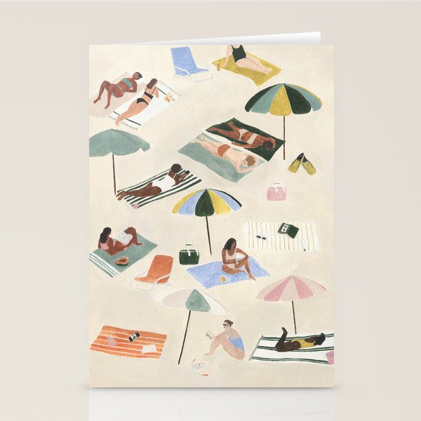 A praia Stationery Card Gallery Image 2