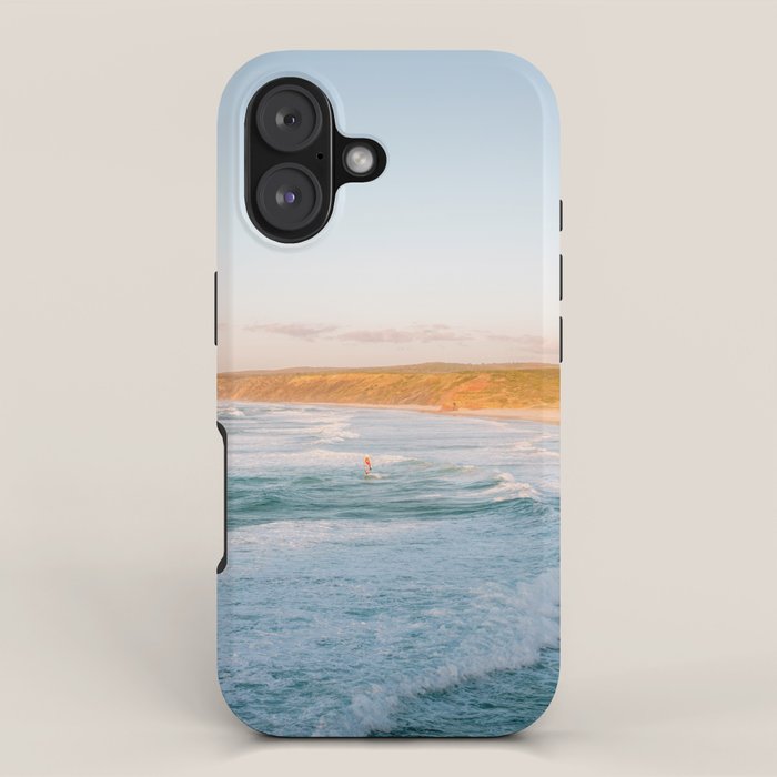 Wind surf in the Algarve | Portugal travel photography iPhone Case Gallery Image 1