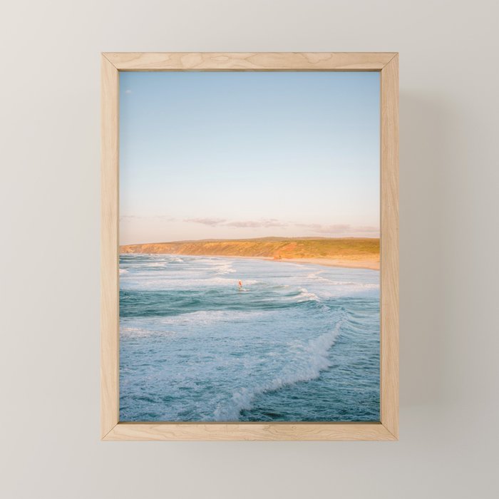 Wind surf in the Algarve | Portugal travel photography Mini Art Print Gallery Image 1
