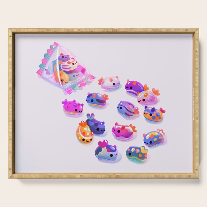 Jelly bean sea slug Serving Tray Gallery Image 1
