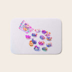 Jelly bean sea slug Bath Mat Gallery Image 1