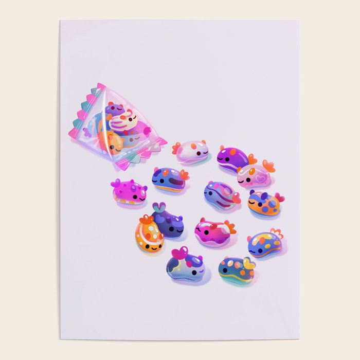 Jelly bean sea slug Poster Gallery Image 1