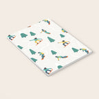 Snowboarding Illustration Pattern Notebook Gallery Image 3