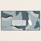 Blue Whale, Wildlife of Antarctica Desk Mat Gallery Image 1