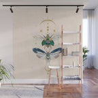 Moon insects Wall Mural Gallery Image 1