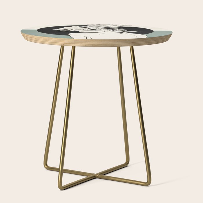Bloom 8 Line Drawing Side Table Gallery Image 1