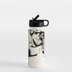 Bloom 8 Line Drawing Water Bottle Gallery Image 1
