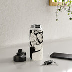 Bloom 8 Line Drawing Water Bottle Gallery Image 4
