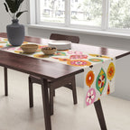 Christmas Tree Retro Ornaments Table Runner Gallery Image 2
