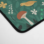 Foxes Playing in the Emerald Forest Desk Mat Gallery Image 4