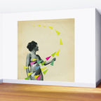 She's a Whirlwind Wall Mural Gallery Image 2