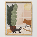 Interior and Cat Serving Tray Gallery Image 1