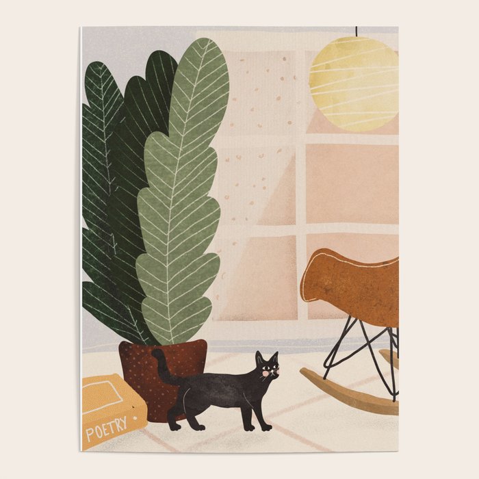 Interior and Cat Poster Gallery Image 1
