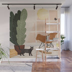 Interior and Cat Wall Mural Gallery Image 1