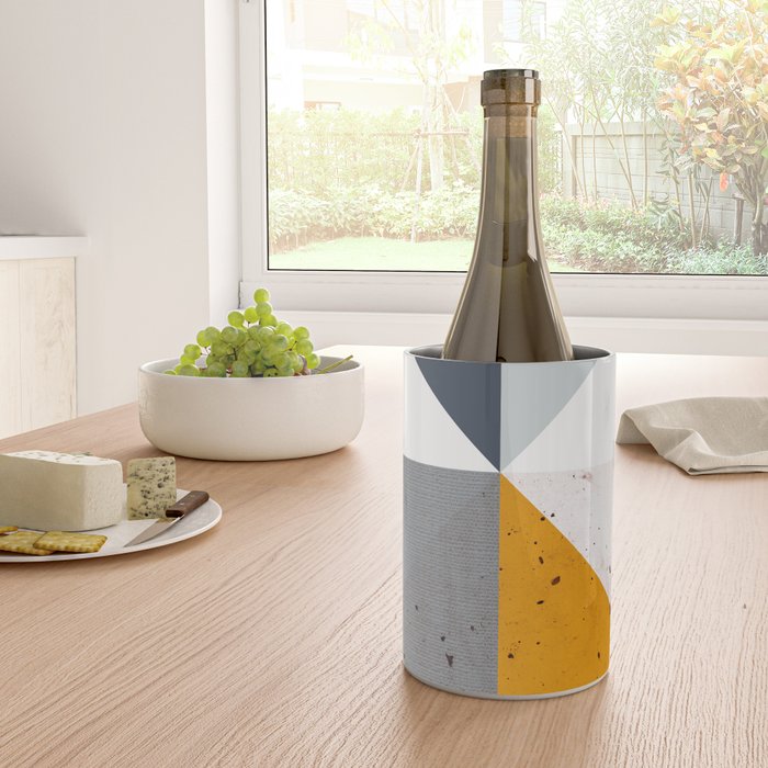 Modern Geometric 17/2 Wine Chiller Gallery Image 4
