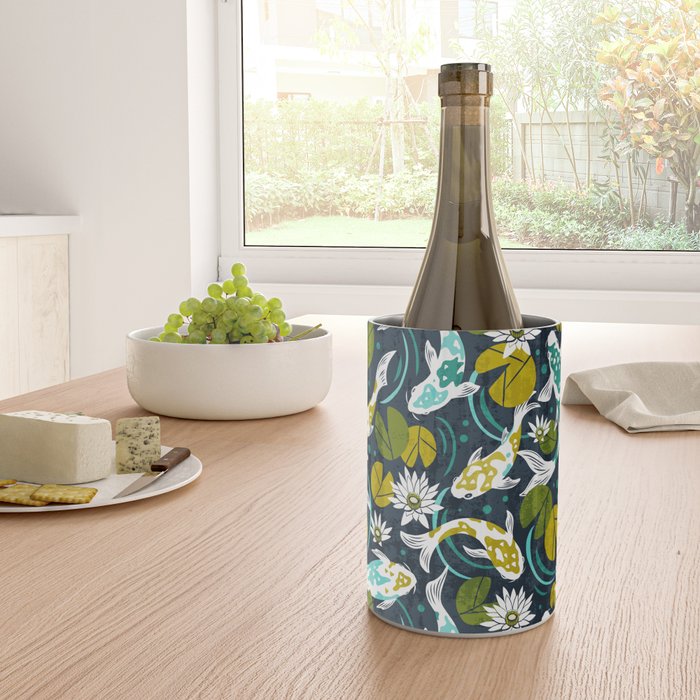 Koi Pond - Green Wine Chiller Gallery Image 4