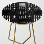 Mudcloth III (Black) Side Table Gallery Image 2