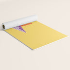 Sagittarius Cares in Sunshine Yellow | Zodiac Series  Yoga Mat Gallery Image 2