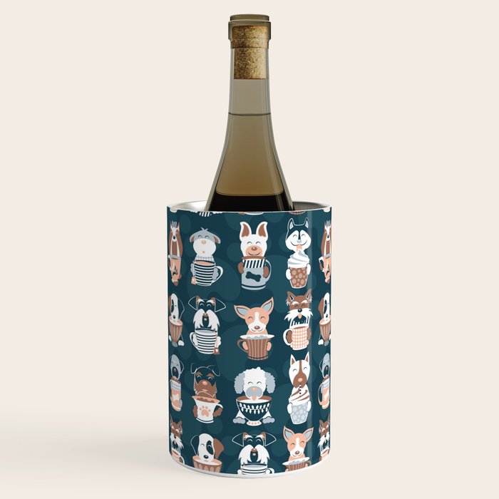 Doggie Coffee and Tea Time II Wine Chiller Gallery Image 2