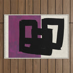 Square Grape Outdoor Rug Gallery Image 1