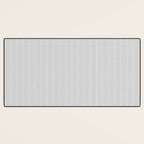 French Grey Linen Stripe Desk Mat Gallery Image 3