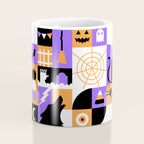Modern geometric halloween illustration Coffee Mug Gallery Image 4