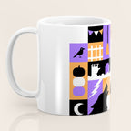 Modern geometric halloween illustration Coffee Mug Gallery Image 3