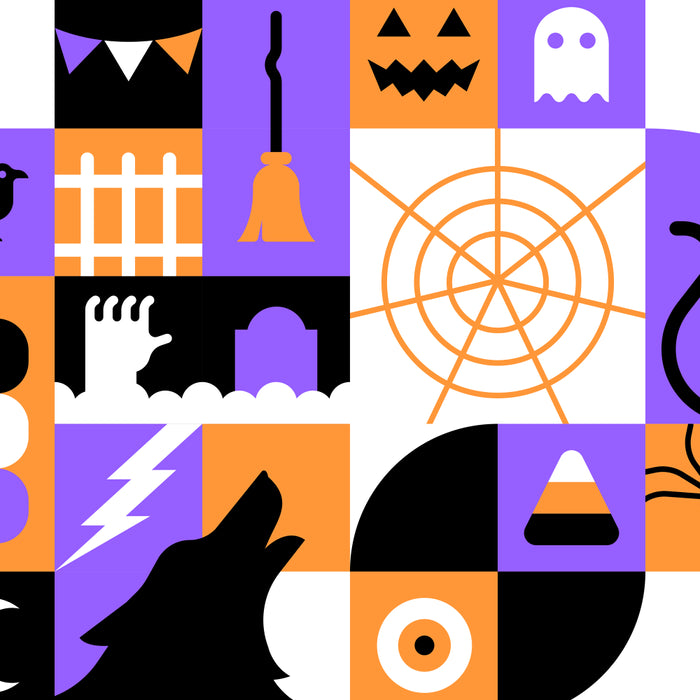 Modern geometric halloween illustration Coffee Mug Gallery Image 2
