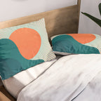 Abstraction_NEW_SUNLIGHT_MOUNTAINS_SHINE_POP_ART_M1209A Pillow Sham Gallery Image 2