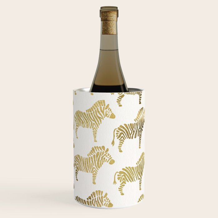 Golden Zebras Wine Chiller Gallery Image 1
