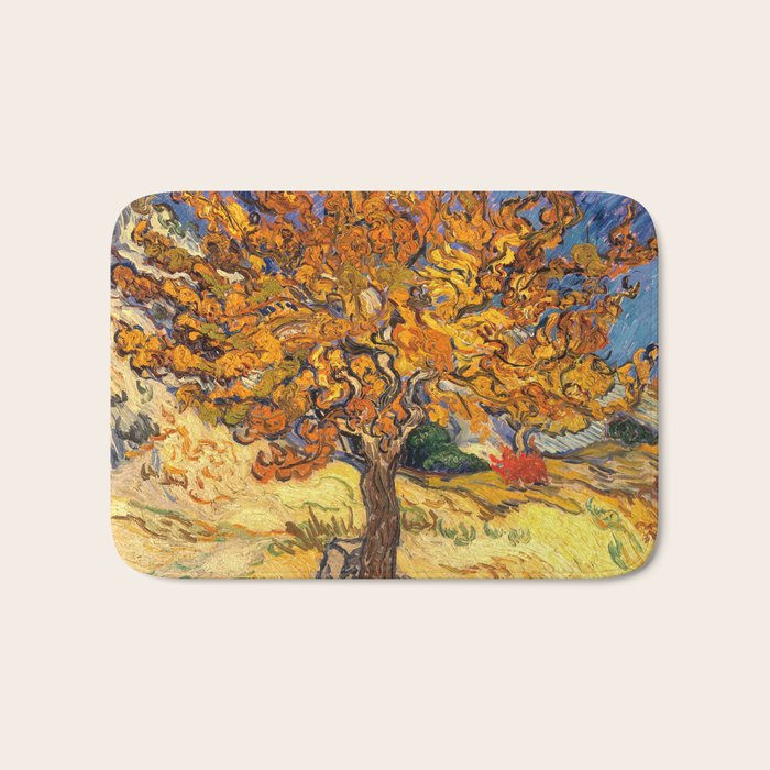 The Mulberry Tree by Vincent van Gogh Bath Mat Gallery Image 1