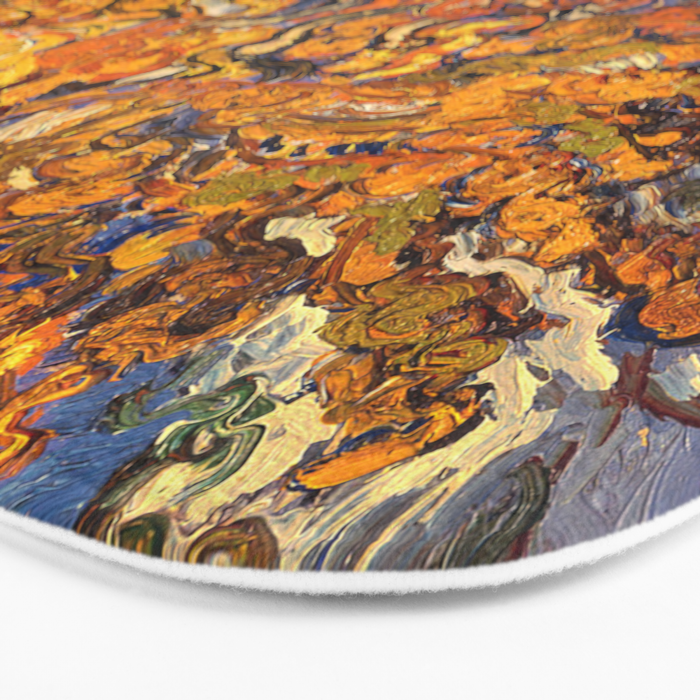 The Mulberry Tree by Vincent van Gogh Bath Mat Gallery Image 3