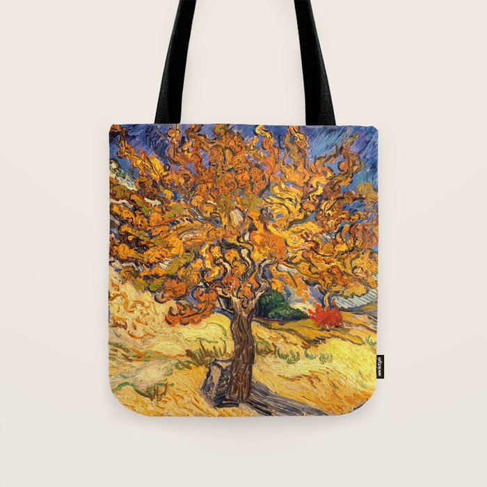 The Mulberry Tree by Vincent van Gogh Tote Bag Gallery Image 1