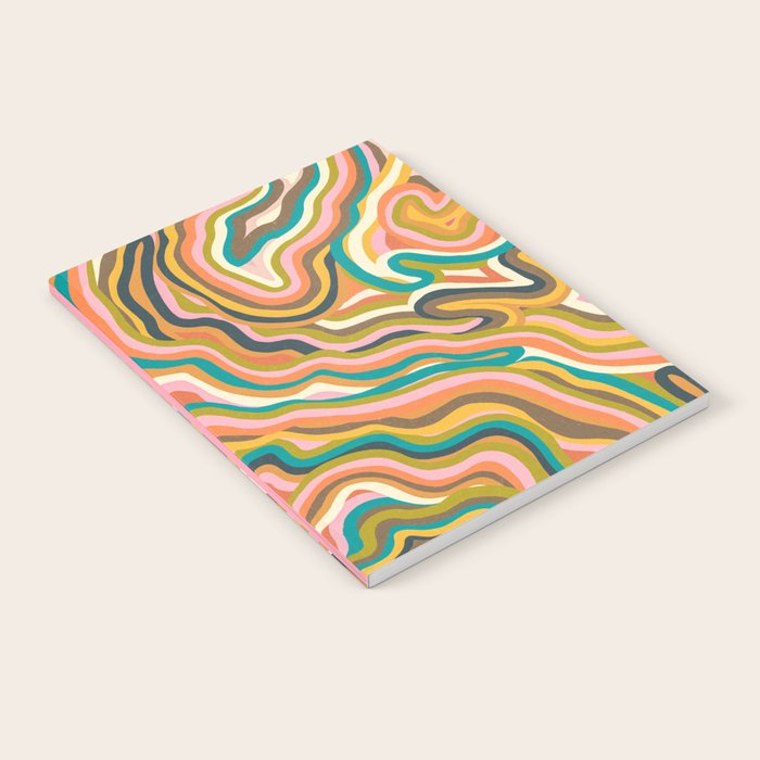 Rainbow Marble Notebook Gallery Image 2