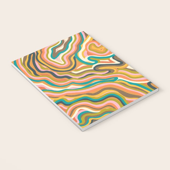 Rainbow Marble Notebook Gallery Image 3