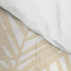 Modern tropical elegant ivory palm tree pattern Comforter Gallery Image 4