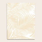 Modern tropical elegant ivory palm tree pattern Notebook Gallery Image 4
