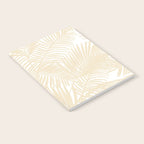 Modern tropical elegant ivory palm tree pattern Notebook Gallery Image 2