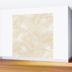 Modern tropical elegant ivory palm tree pattern Wall Mural Gallery Image 2