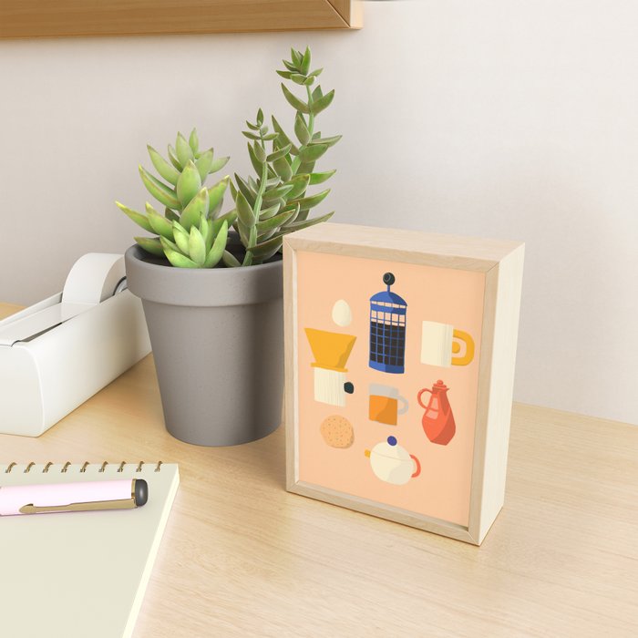 Coffee Snob Still Life Mini Art Print Gallery Image 2