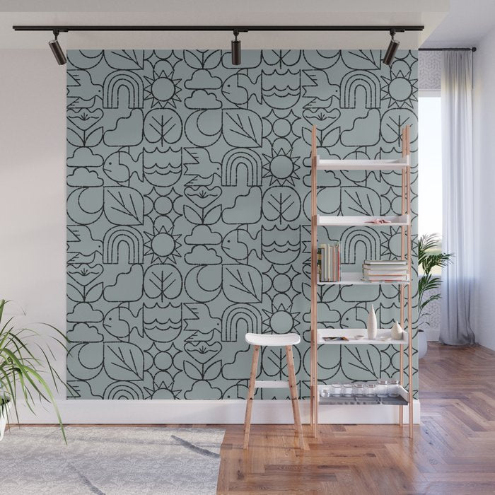 Harmony Grid Wall Mural Gallery Image 1