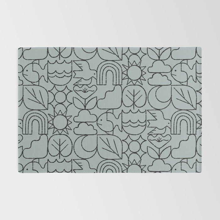 Harmony Grid Rug Gallery Image 2