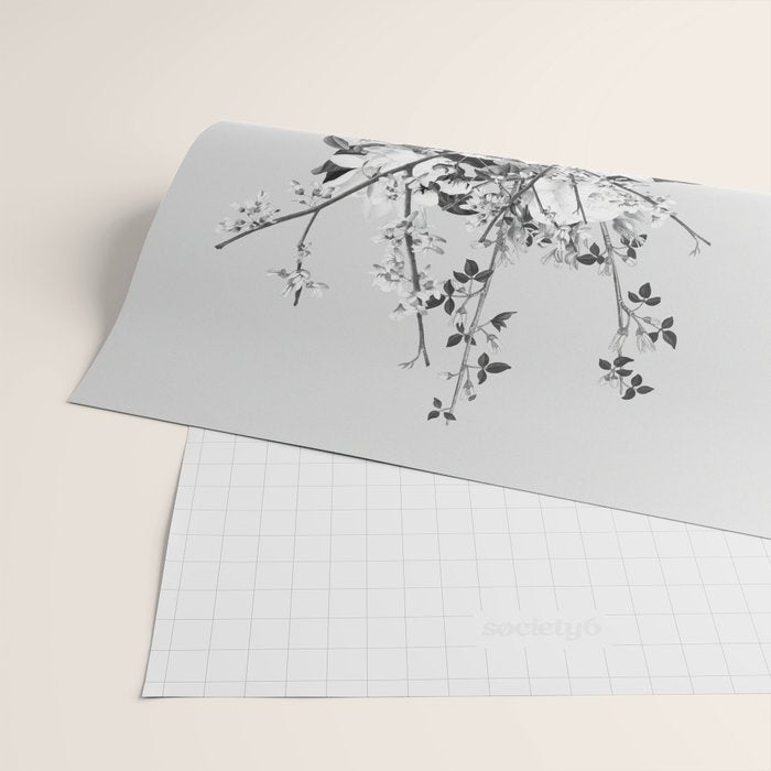 Bloom in White Wrapping Paper Gallery Image 2