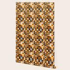 Geometric halloween mosaic pattern Wallpaper Gallery Image 2