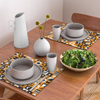 Geometric halloween mosaic pattern Placemat Gallery Image 2