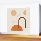 Abstraction_GEOMETRIC_SHAPE_ART_Minimalism_001C Wall Mural Gallery Image 2