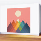 Rainbow Peak Wall Mural Gallery Image 2